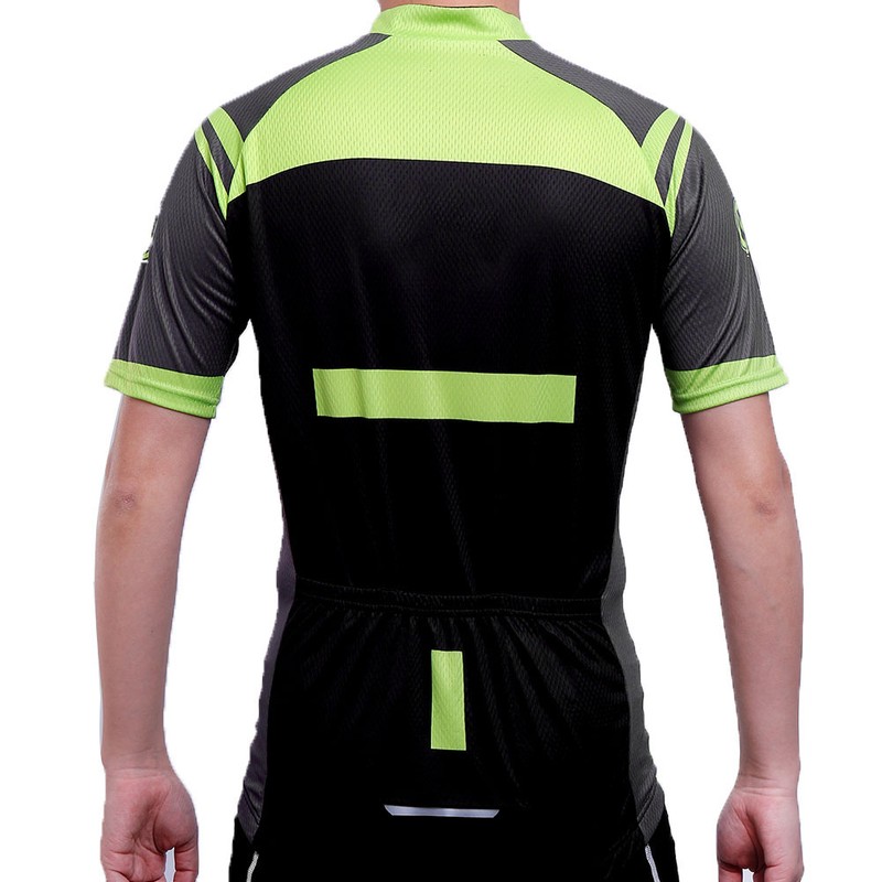 Outdoor Sports Bike Bicycle Clothing Short Sleeve Suit Green (S)