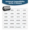 3 Pack Replacement Shaver Head for Braun Series 3, 32B