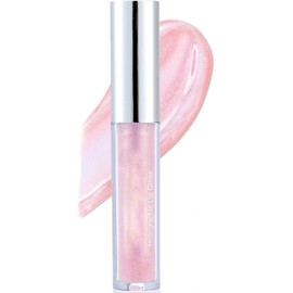 Diamond Glitter Lip Gloss - Long-Lasting Waterproof Lipstick with High Pigmentation - Sparkle Shiny Plumper Tinted Balm, Non-Stick Formula with Moisturizing (#05)