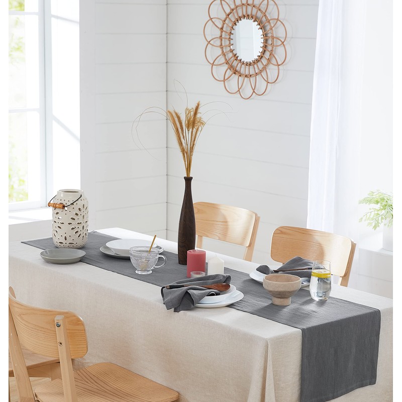 Berklan Linen Table Runner 40 x 180 cm for Dining