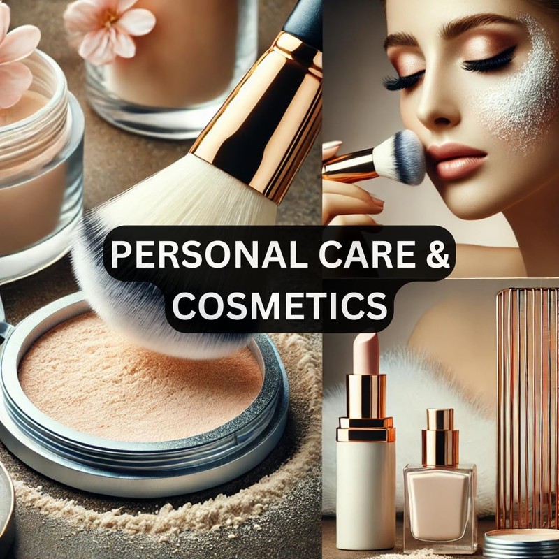 mGanna 100% Natural Talc Powder for Facial Make-up, Cosmetic Formulations,