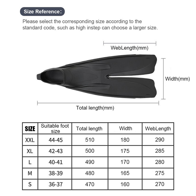 Professional Split Frog Shoes AntiSlip Crawl Dive Snorkeling Training Flippers