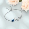 Rose Flower Urn Bracelet for Ashes for Women Man Stainless