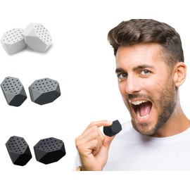 Jawline Training Device for Men and Women, Jawline Sculptor, Jawline Shaper, Jawline Neck and Face Trainer, Double Chin Remover & Powerful Jaw Trainer, 3 Resistance Levels (Pack of 6)