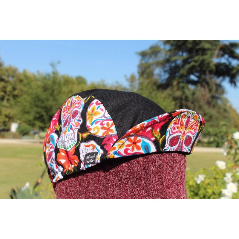 "Handmade" CYCLING CAP SKULL SUGAR HANDMADE ANY SIZE