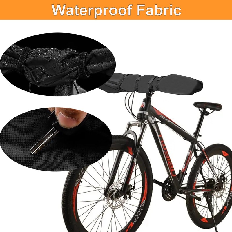 2 pcs Handlebar Cover Ebike Transport Protection, (35.8× 9 in)