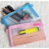 4Pcs Mesh Pencil Cases, Mesh Zipper Pouch for Students Management