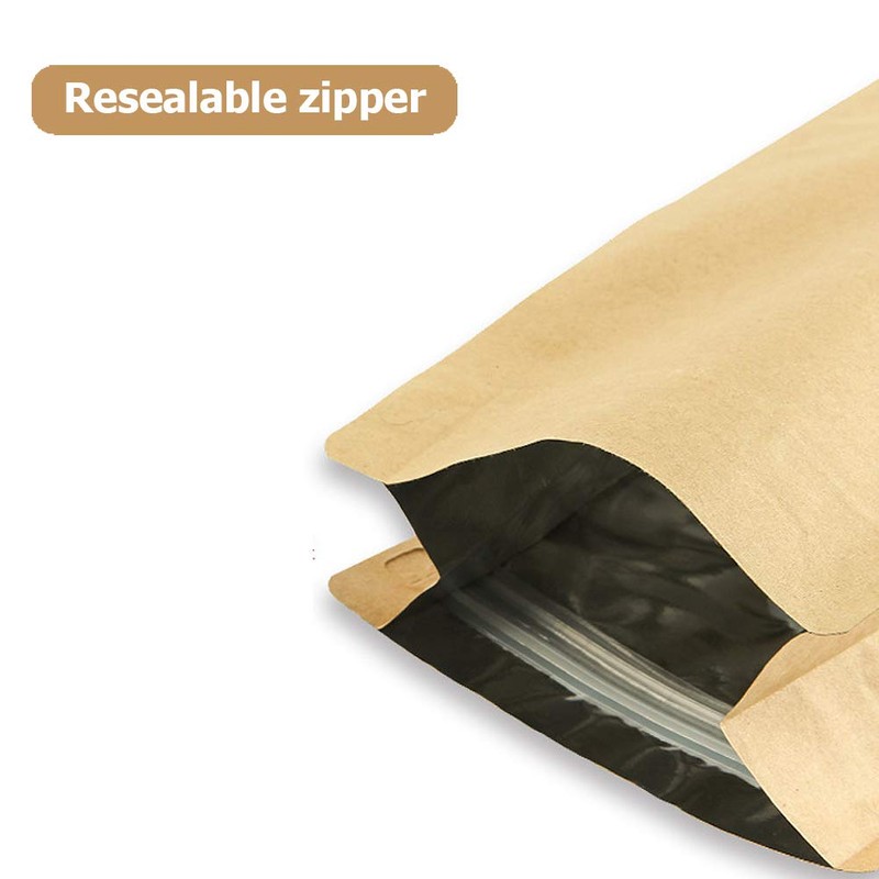 Coffee Bags 0.5 Lb - Kraft Paper Bags Kraft Coffee