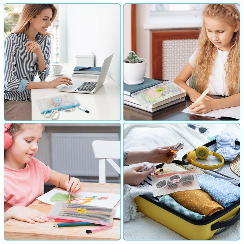 Pack of 20 Document Bags with Zip, 22 x 11