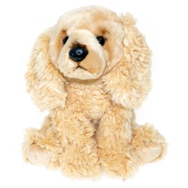 tachi Cocker Spaniel Soft Toy Dog Cuddly Toy Beige Sitting 28 cm