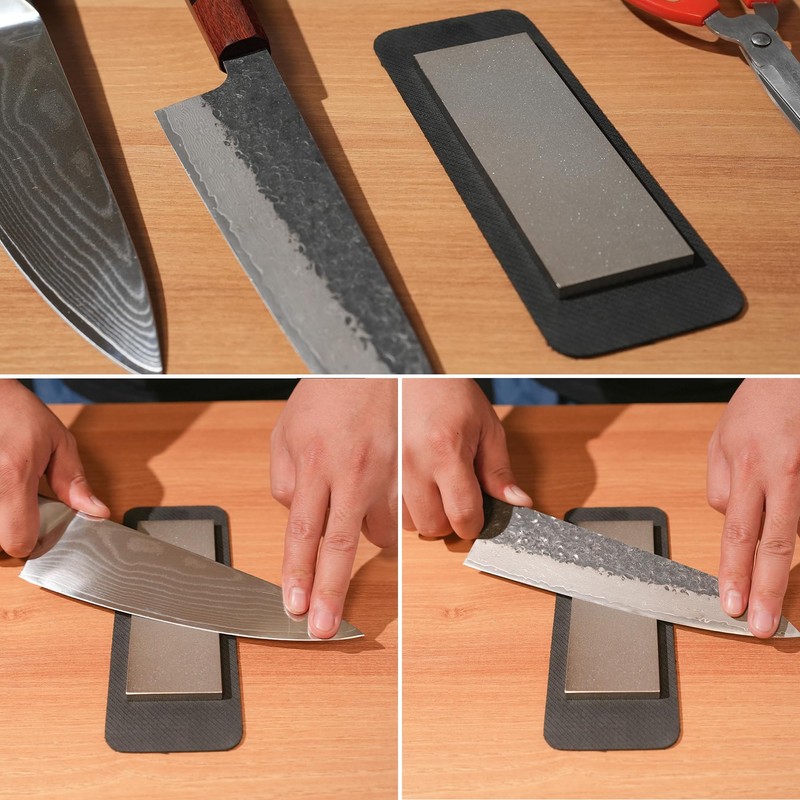 Diamond Sharpening Stone 600 Grit - Knife Sharpener Whetstone for