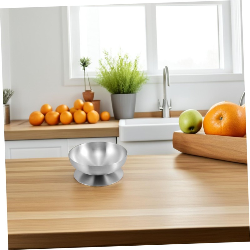 SHOWERORO Footed Ice Cream Bowl Stainless Steel Dessert Cup Ice