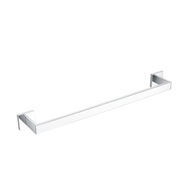 Bagnolux 22 Inch Chrome Bathroom Accessories, Polished Chrome Towel Rack for Bathroom Wall Mounted Towel Bar, Heavy Duty Modern Towel Holder Single Towel Rod (Total Length 23.6-Inch)
