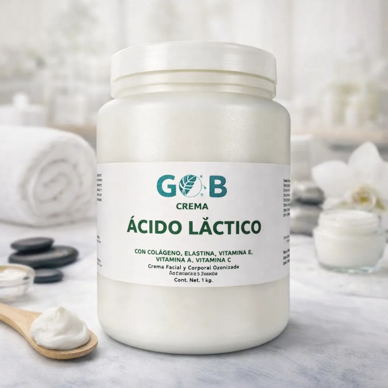 Crema De Ácido Láctico Ozonizada - Gob - 1 Kilo