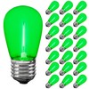 Novelty Lights Outdoor String Light Replacement Bulbs, 5 Pack S14