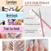Dolores Juego De Pinceles Pintados A Mano Para Nail Art