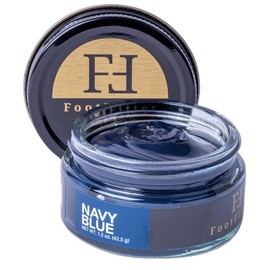 FootFitter Best Premium Shoe Cream Polish, Restore, Clean & Shine Shoes and Boots – MADE IN USA (1.5 oz.) Navy Blue