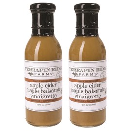 Terrapin Ridge Farms Apple Cider Maple Balsamic Vinaigrette Salad Dressing - Two 12 Fl Oz Bottles