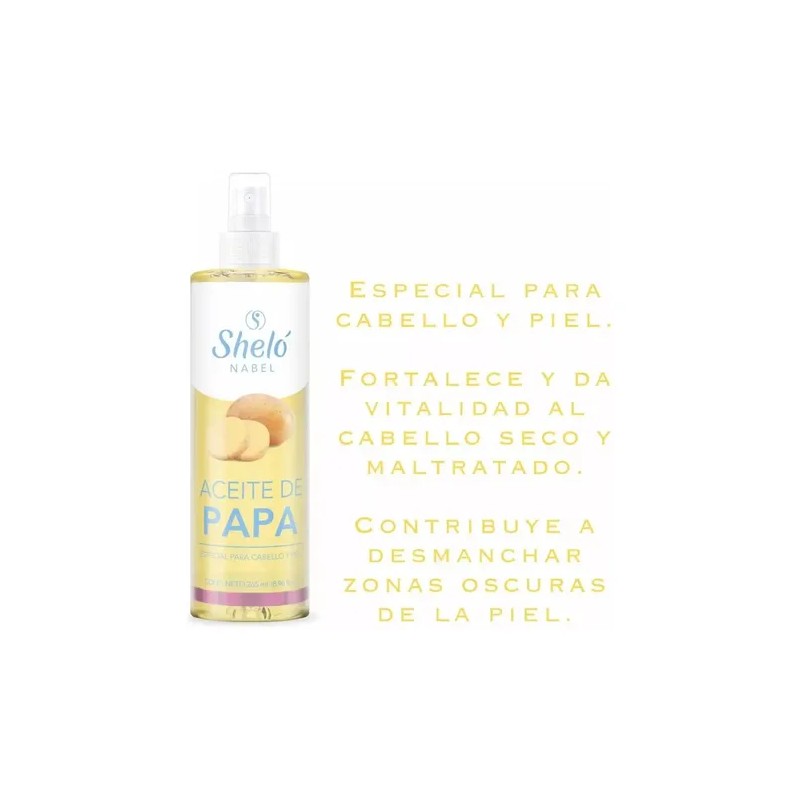 Aceite De Papa Especial Para Uso En Cabello Y Piel