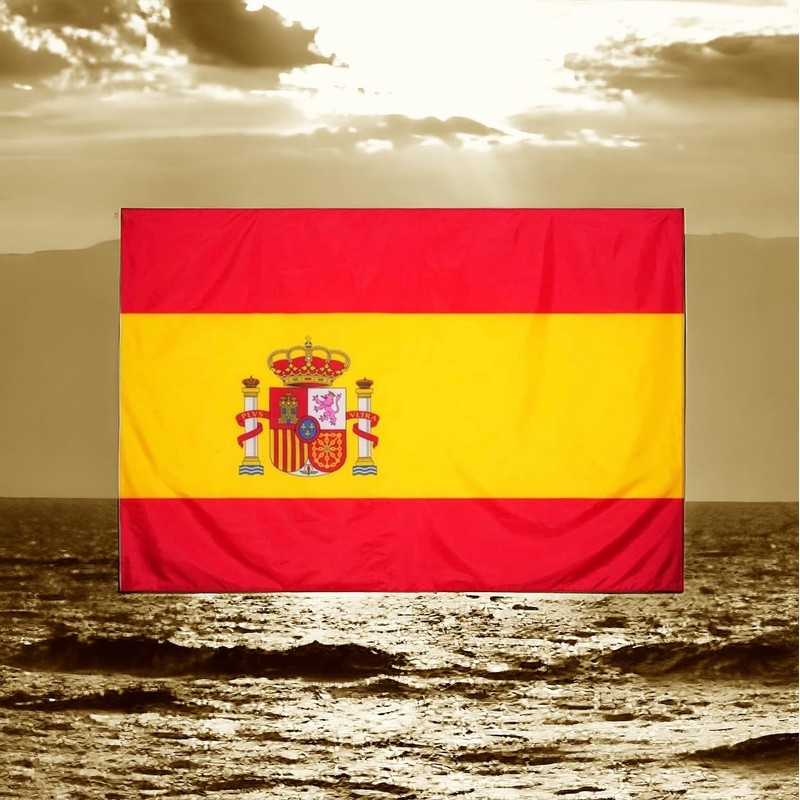 Large Spanish Flag Outdoor 225 x 150 cm Spain Flag