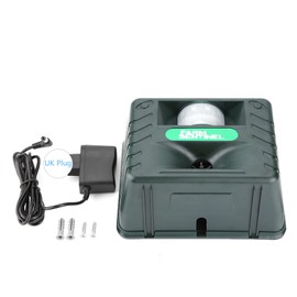 Ultrasonic 4 Alarm Sounds Electronic Pest Repellent for Bird  Wild Animals Outdoor