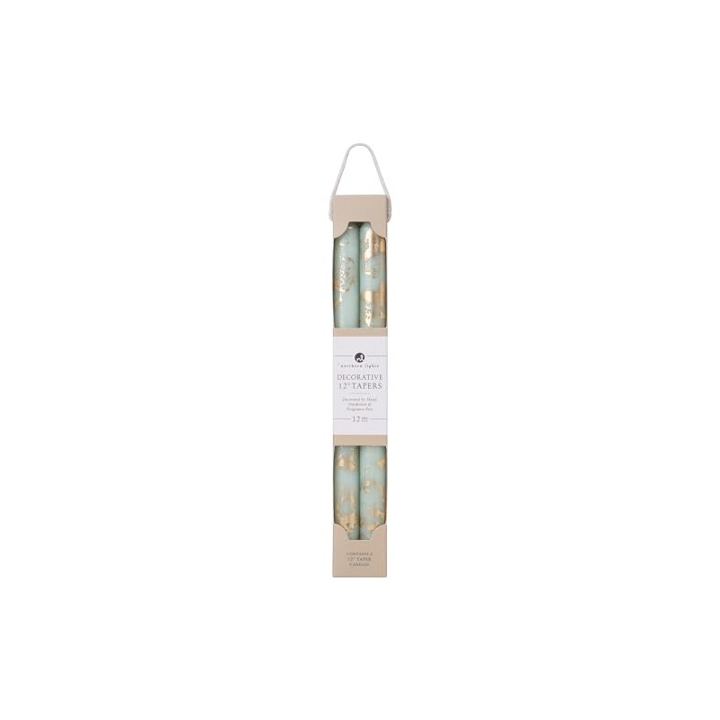 Northern Lights Candles - Premium Decorative Tapers - 12" 2PK