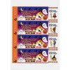 Ticket Paper A4: 4 Tickets with 2 Stubby Tickets (2