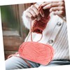 jojofuny 6rolls Lace Yarn Woolen Yarn Crocheting Knitting Chunky Dyed