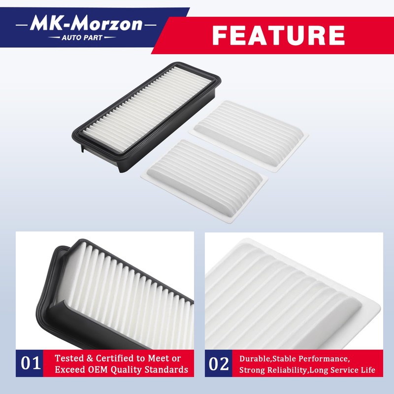 Cabin Air Filters Kit Fit For Kubota Tractor Cabin Replace#