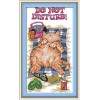 Happy Forever 11CT Stamped Cross Stitch, D132 Cute Lazy cat