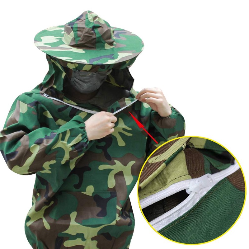 Beekeeping Suit Beekeeper Jacket with Protective Veil Large bee Clothing