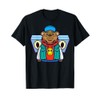 Cute Cartoon Bear Character With Headphones For Kids T-Shirt