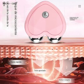Microcorriente Lifting Antiarrugas Y Adelgazamiento Y Gel Rosa
