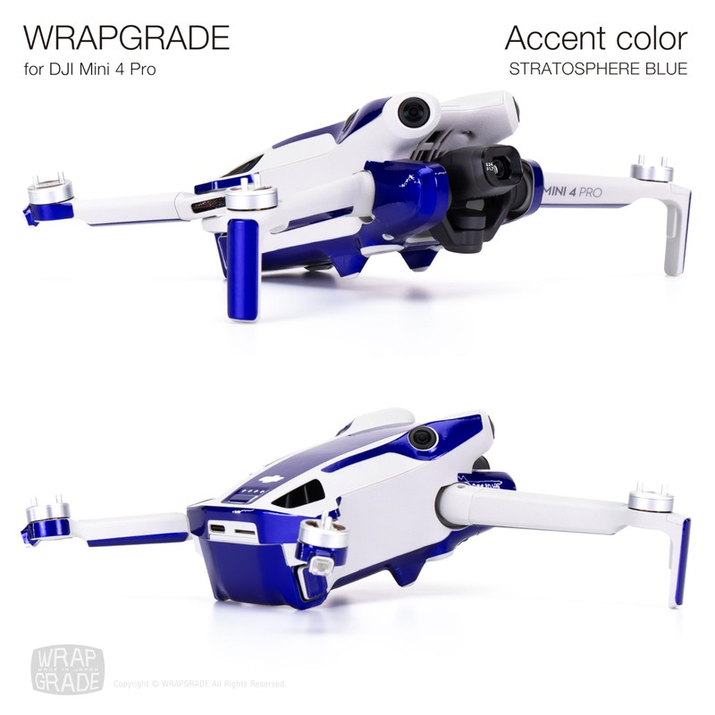 WRAPGRADE Skin Stickers Compatible with DJI Mini 4 Pro |