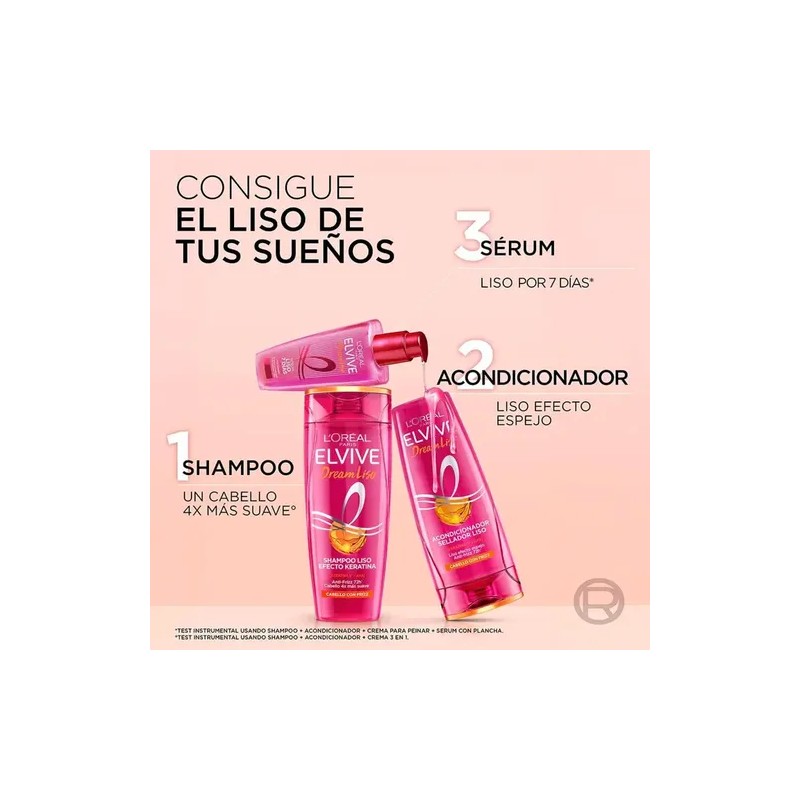 Elvive Dream Liso L'oréal Paris Serum Para Cabello Con Frizz