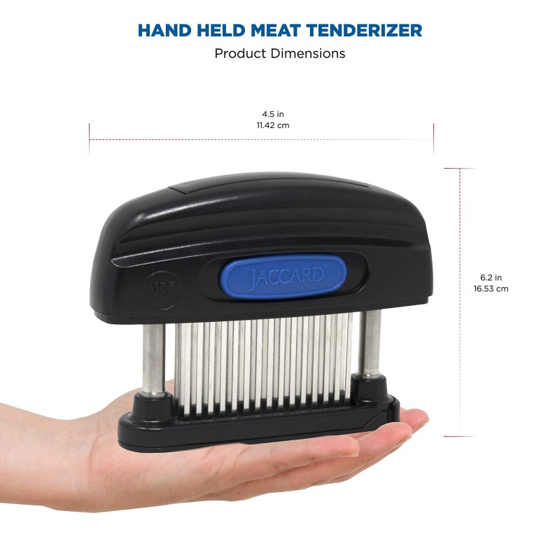 Jaccard 45-Blade Meat Tenderizer, Simply Better Meat Tenderizer, Stainless St...