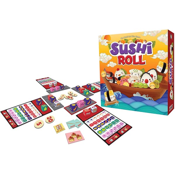 Gamewright Sushi Roll - The Sushi Go! Dice Game Multi-colored, 5"