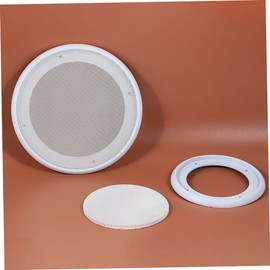 TEHAUX 2Pcs Car Speaker Decorative Cover Durable Mesh Protection Net for Subwoofer Audio Accessories Easy to Install Fits Speakers Reliable