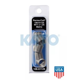 Perma-Coil M11X1.25 Thread Repair Pack Perma-Coil 106-61125 (6 Insert) Helicoil 5543-11