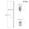 TA-VIGOR 4Pcs 4.2mm Extra Long Twist Drill Bits, 160mm Length