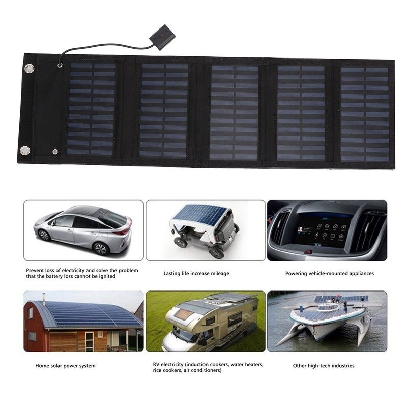 Solar Panel Folding Bag Monocrystalline Silicon For Laptops Car Batteries