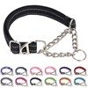 Martingale Dog Collar with Soft Padded - Reflective Choke Chain