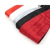 NECOTIA 3-Piece Necktie Set (Cummerbund, Bow Tie, Pocket Square), Suitable