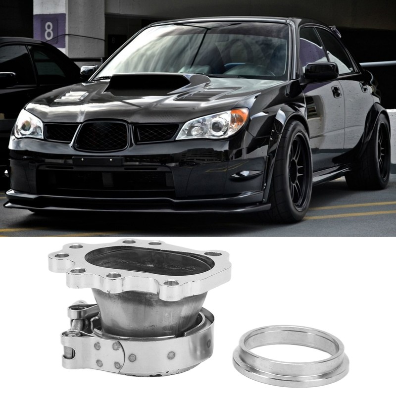 8 Bolt Turbo Downpipe Flange Stainless Steel 2.5in V Band
