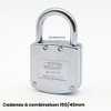 ABUS 35013 Combination Padlock 160/40 mm Silver
