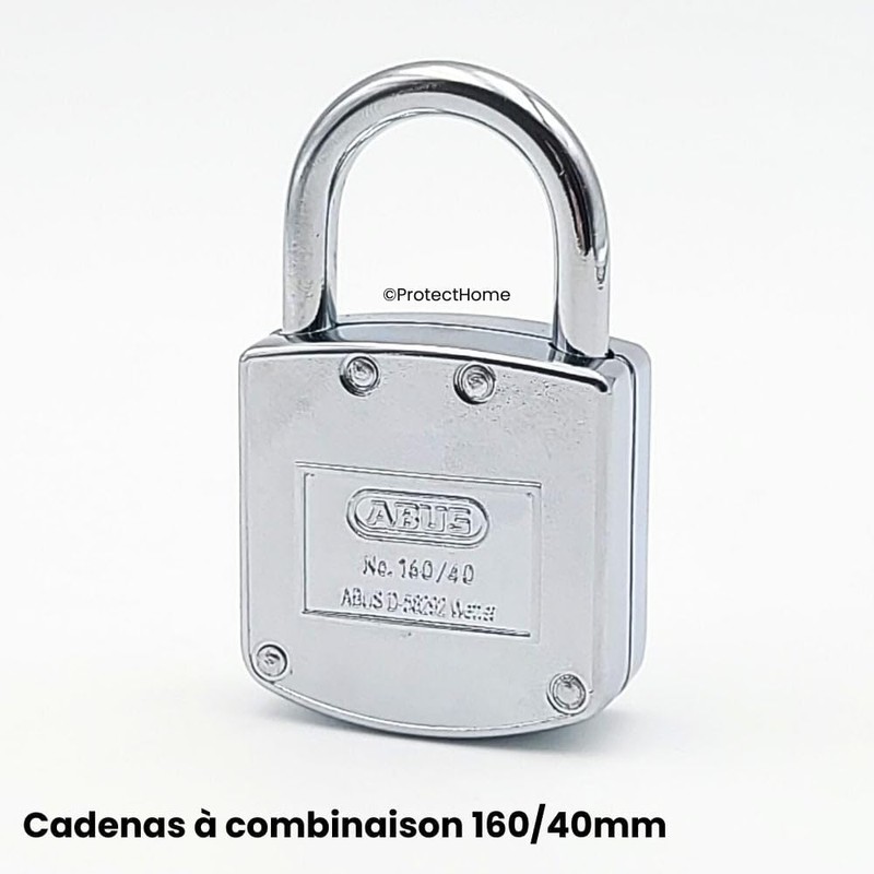 ABUS 35013 Combination Padlock 160/40 mm Silver