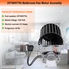 S97009796 Bathroom Fan Motor Assembly for Bulb Ceiling Heater 164-E/G/J/K/L/M
