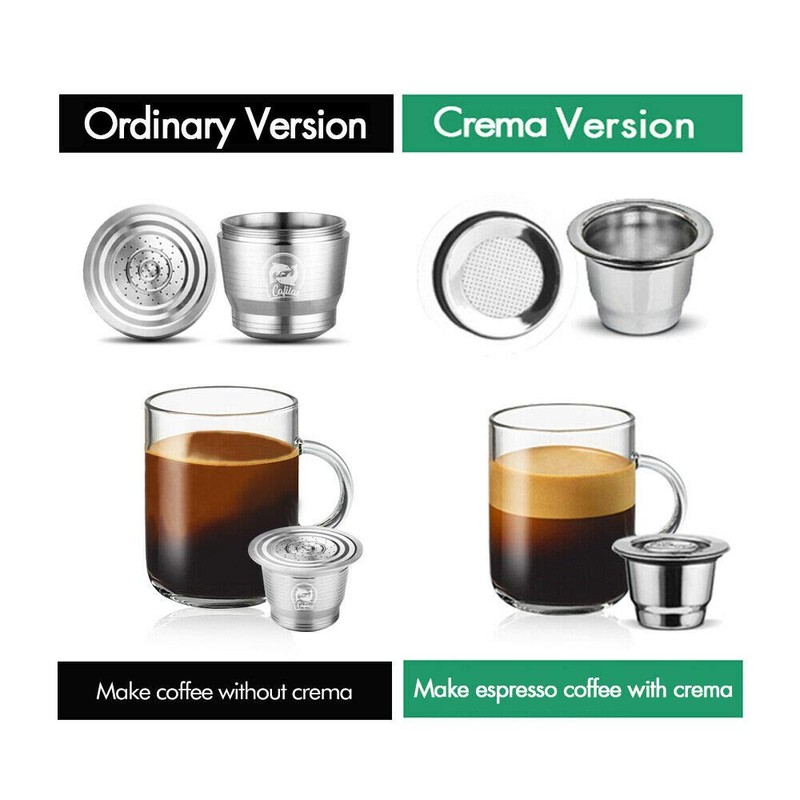 i Cafilas Stainless Steel Coffee Capsule Pod Filter for nespreso