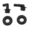 Riloer 4X PCV CCV Vent Valve Elbow & Grommet for