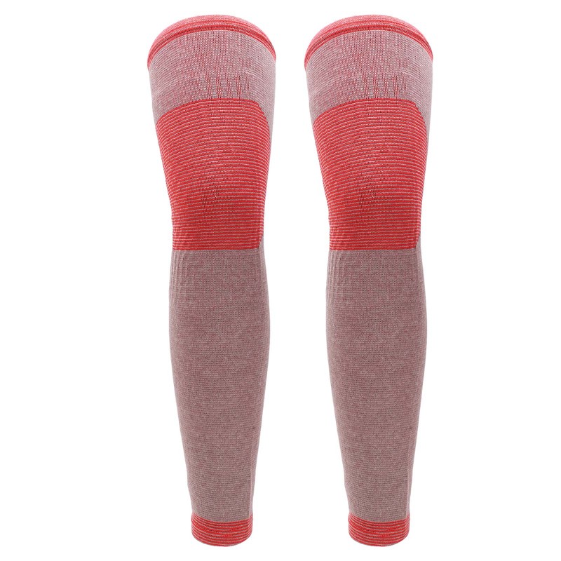 2pcs Compression Knee Brace Breathable Warm Natural Heating Lightweight Portable